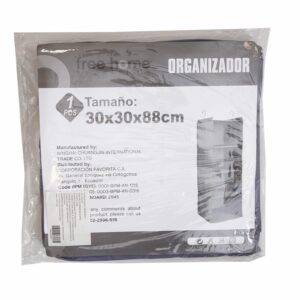 Organizador Con Ganchos 4 Niveles FREE HOME 30X30X88 Cm