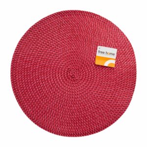 Individual Redondo Rojo GOLDEN 38 Cm