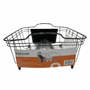 Escurridor De Platos Metálico Con Bandeja FREE HOME Unidad