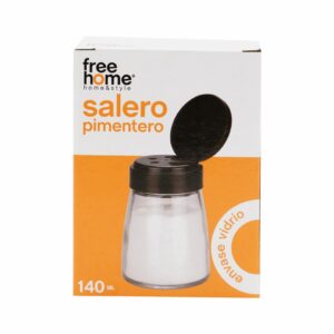 Salero Tapa Negra FREE HOME 140 Ml