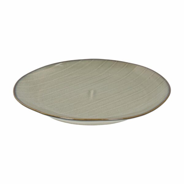 Plato Medio Beige Marrón KIC KARPERY 21.8 CM