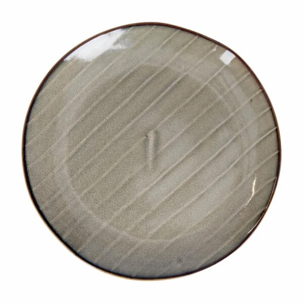 Plato Medio Beige Marrón KIC KARPERY 21.8 CM - Imagen 2