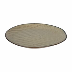 Plato Tendido Beige Marrón KIC KARPERY 25.2 CM