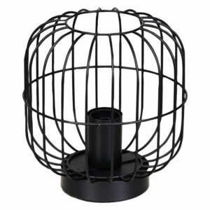 Lámpara De Mesa Negra FREE HOME Metalica