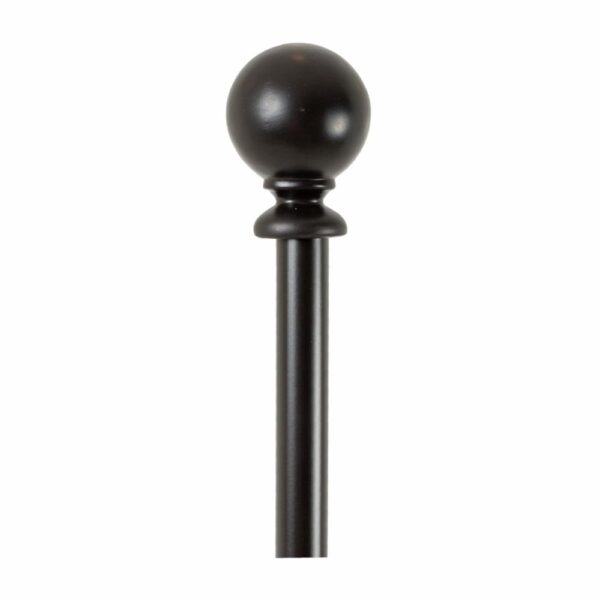 Set Cortinero Redondo Negro Extendible FREE HOME 213 Cm - Imagen 2