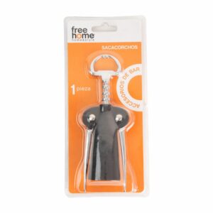 Sacacorcho Con Alas Negro FREE HOME 16 Cm