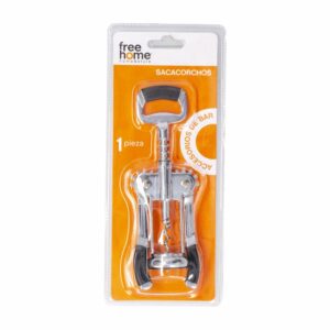 Sacacorcho Con Alas Especial Cromo FREE HOME 16 Cm