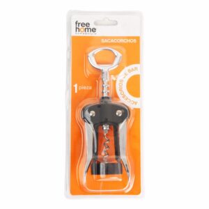 Sacacorchos Con Alas Negro FREE HOME 19 Cm