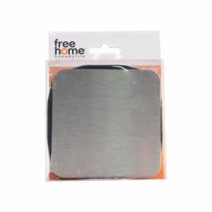 Posavasos De Acero Inoxidable Cuadrado FREE HOME 6 Uds