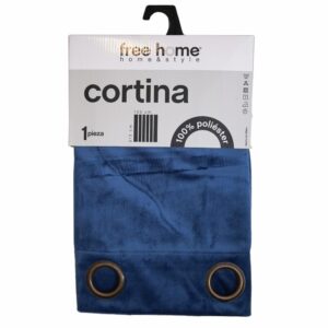 Cortina Black Out Azul FREE HOME 135 X 213 Cm