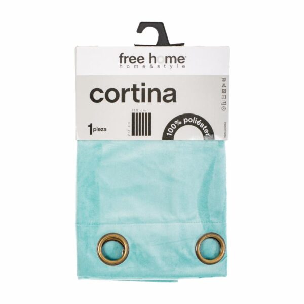 Cortina De Área Black Out Aqua FREE HOME 135 X 213 Cm