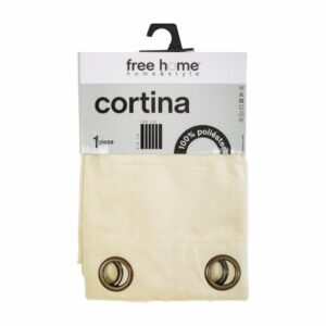 Cortina De Área Black Out Beige FREE HOME 135 X 213 Cm