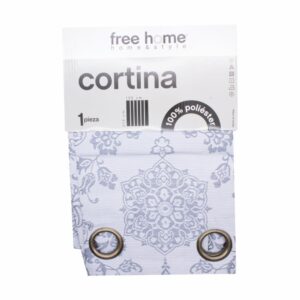 Cortina De Área Gris FREE HOME 135 X 213 Cm