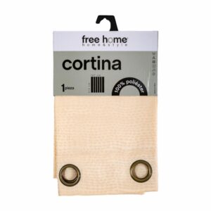 Cortina De Área Beige Perla FREE HOME 137 X 213 Cm