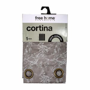 Cortina De Área Gris FREE HOME 135 X 213 Cm