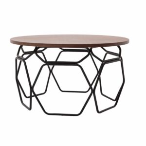 Mesa De Centro MOBILIA Metal y MDF