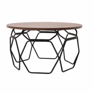 Mesa De Centro MOBILIA Metal y MDF