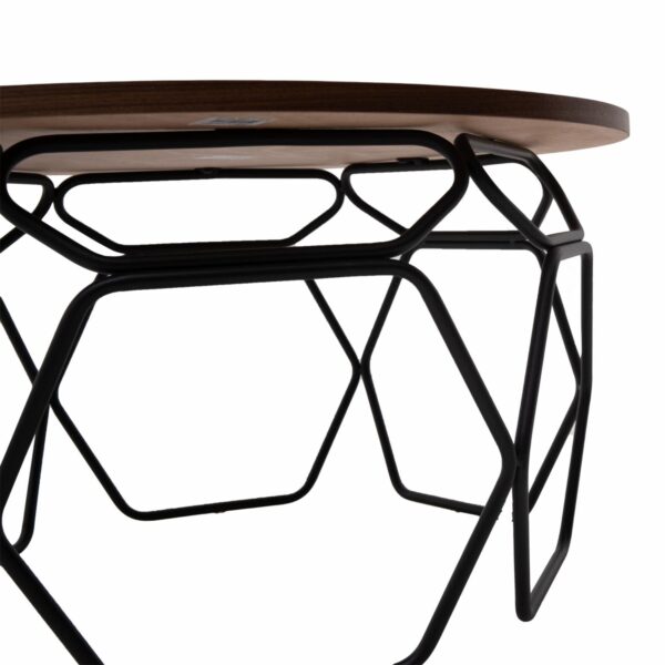 Mesa De Centro MOBILIA Metal y MDF - Imagen 4