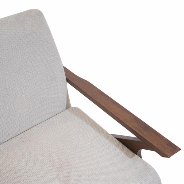 Asiento Grande MOBILIA Madera De Caucho Y Espuma - Imagen 5