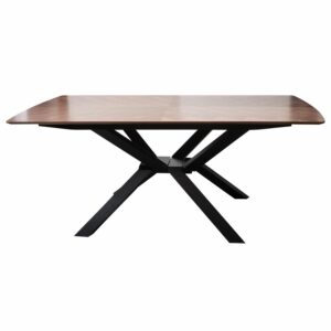 Mesa De Comedor MOBILIA Madera De Caucho Y MDF