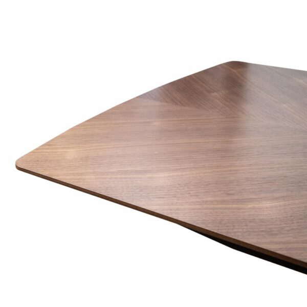 Mesa De Comedor MOBILIA Madera De Caucho Y MDF - Imagen 2