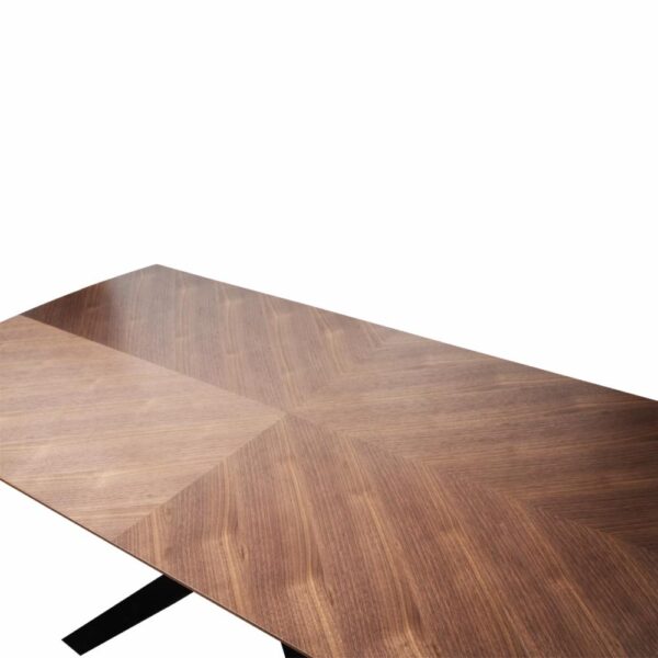 Mesa De Comedor MOBILIA Madera De Caucho Y MDF - Imagen 4