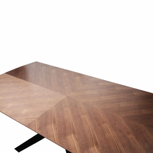 Mesa De Comedor MOBILIA Madera De Caucho Y MDF - Imagen 4