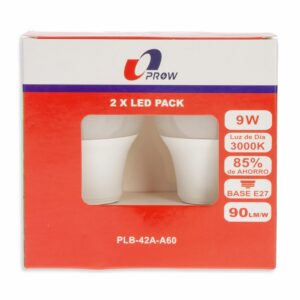 Foco Led Luz Cálida PROW 9 W 1X2Uds