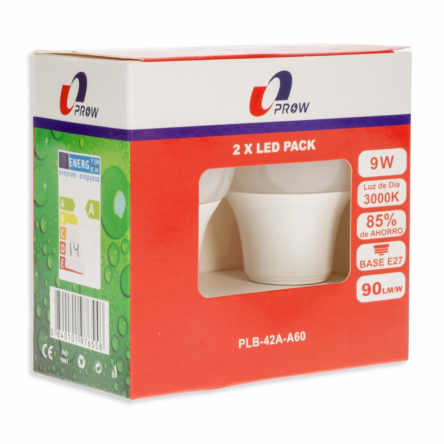 Foco Led Luz Cálida PROW 9 W 1X2Uds - Imagen 3