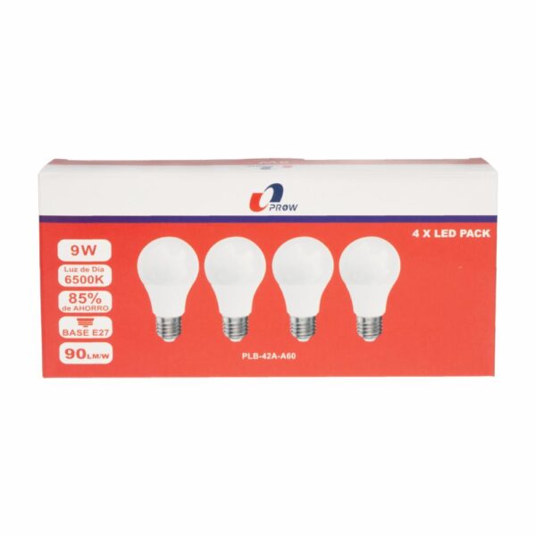 Foco Led Luz Blanca De 9W PROW X 4 Uds - Imagen 2