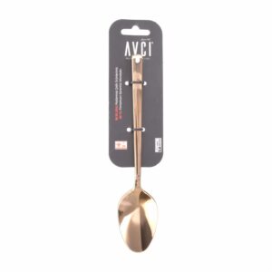 Set De Cubiertos Cucharas Color Bronce Titanio Diseño Klass 3 Puestos AVCI 3 Piezas