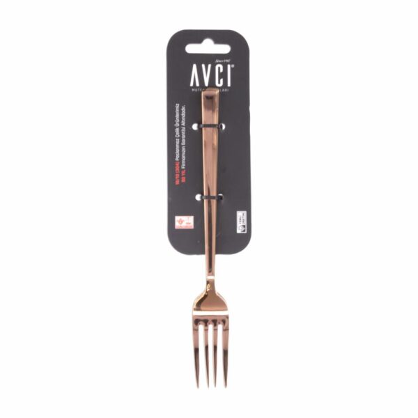 Set De Cubiertos Tenedores Color Bronce Titanio Diseño Klass 3 Puestos AVCI 3 Piezas