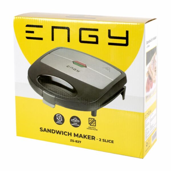Sanduchera De 2 Rebanadas Modelo Zs-827 ENGY 750 Watts - Imagen 3