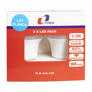 Foco Led Luz Blanca PROW 5.5 W 1X2Uds