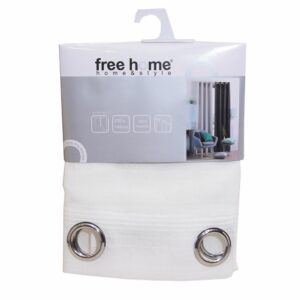 Cortina Visillio Blanco Bloques FREE HOME 230 X 140 Cm