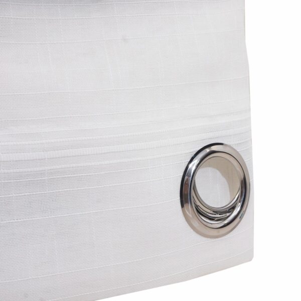 Cortina Visillio Blanco Bloques FREE HOME 230 X 140 Cm - Imagen 2