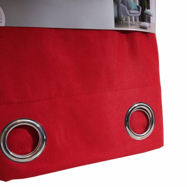 Cortina Chenille Roja FREE HOME 230 X 140 Cm - Imagen 2