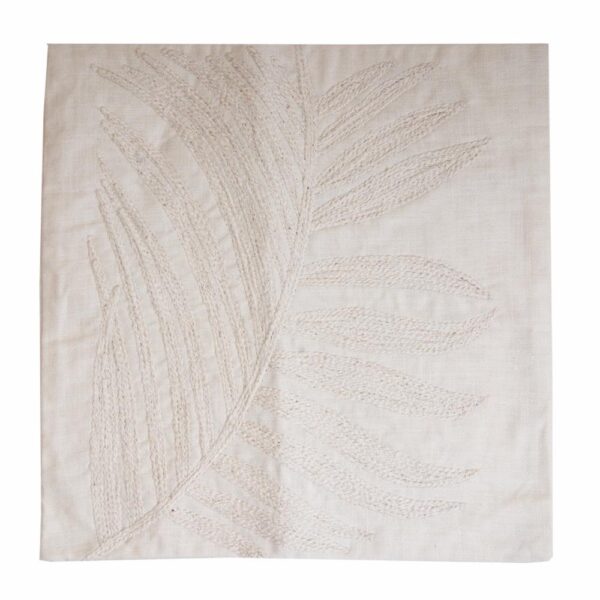 Forro De Cojín Hoja Natural FREE HOME 45 X 45 Cm