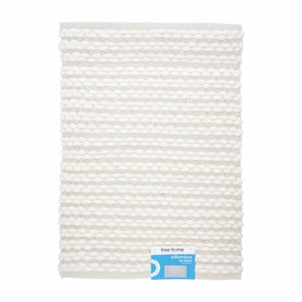 Alfombra Para Baño Ivory Bolas Lineal FREE HOME 80 X 50 Cm