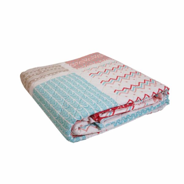 Cubrecama Patchwork FREE HOME 1 Plaza Y 1/2 - Imagen 2