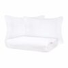 Cubrecama Unicolor Blanco FREE HOME 2 Plazas
