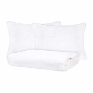 Cubrecama Unicolor Blanco FREE HOME 2 Plazas