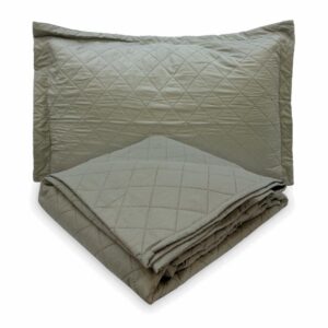 Cubrecama Unicolor Gris FREE HOME 2 Plazas