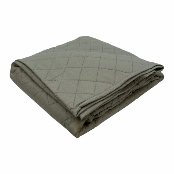 Cubrecama Unicolor Gris FREE HOME 3 Plazas - Imagen 2