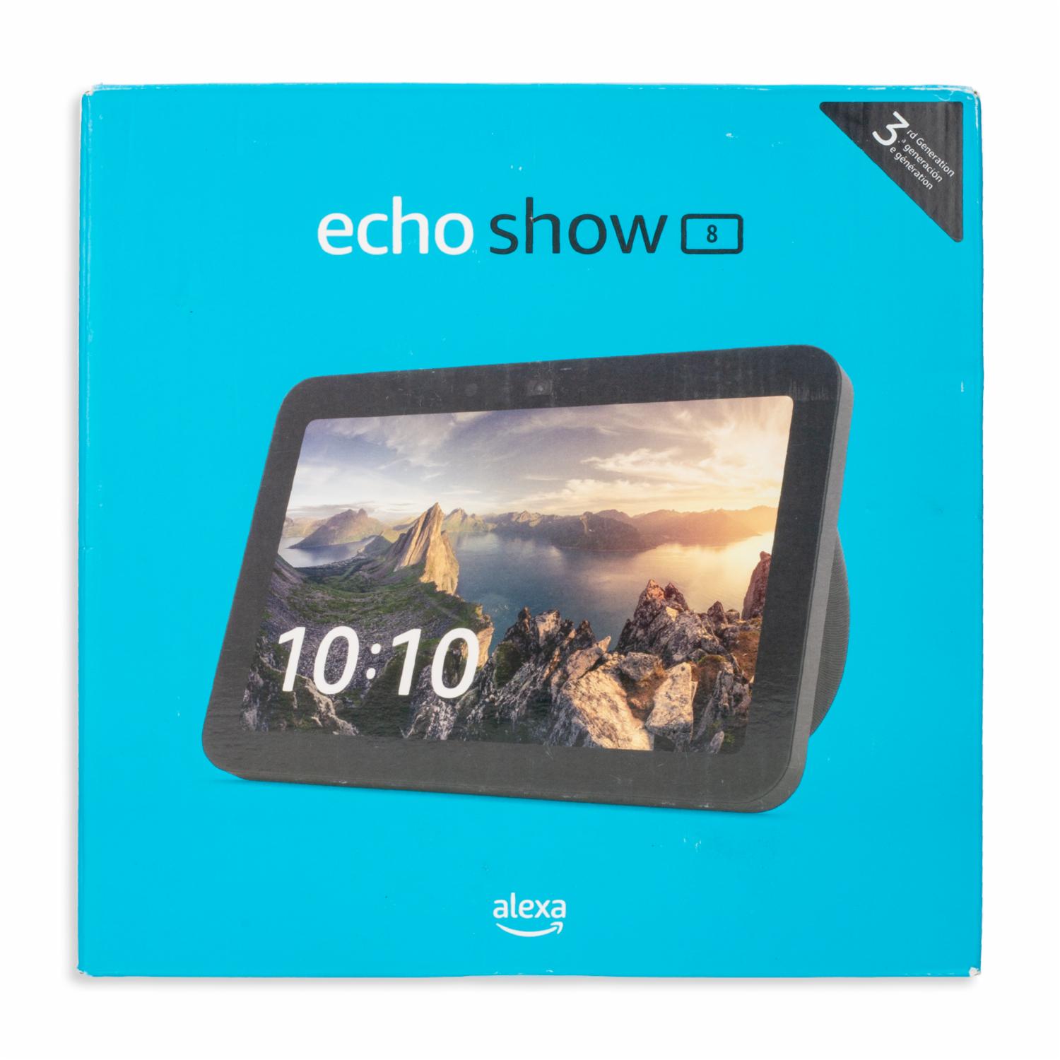 Echo Show 8 Charcoal Alexa AMAZON 3ra Generación