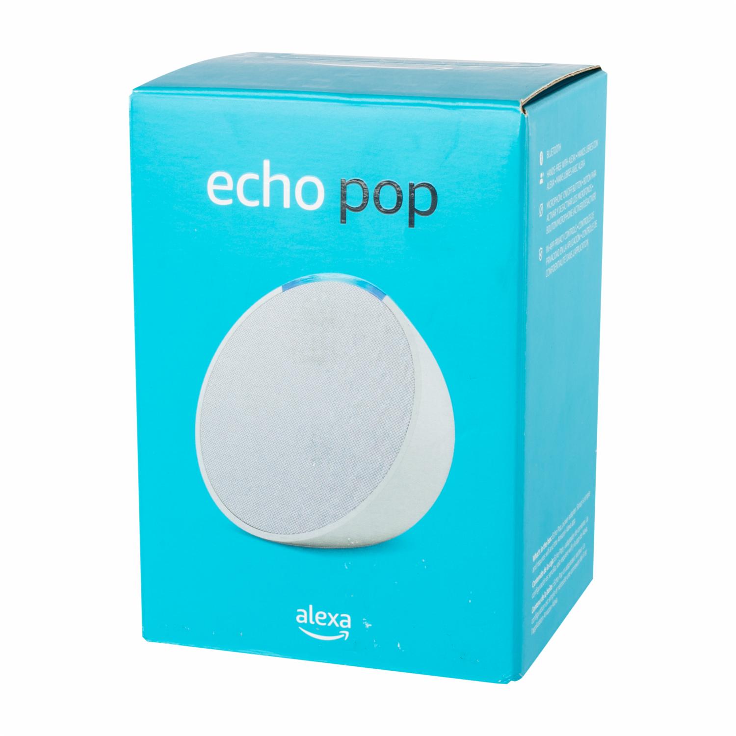 Alexa Echo Pop Smart Speaker Blanco AMAZON 1ra Generación - Imagen 4