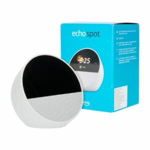 Echo Spot Glacier White Alexa AMAZON Pantalla 2.83"