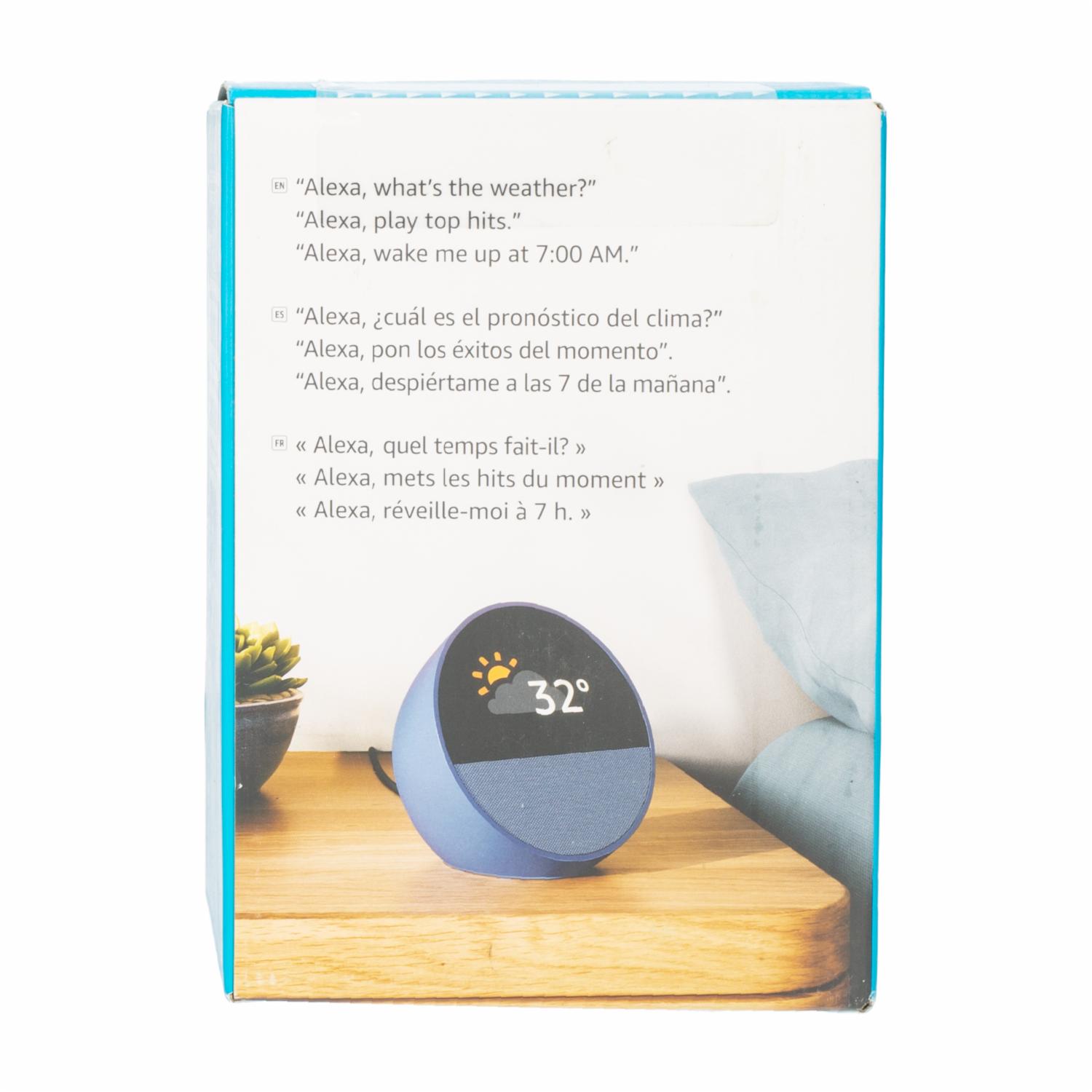 Echo Spot Ocean Blue Alexa AMAZON Pantalla 2.83" - Imagen 6