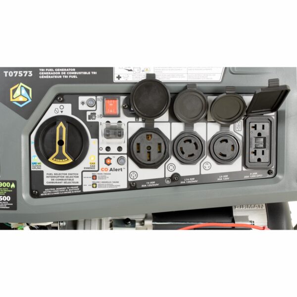 Generador Eléctrico A Gasolina Y Gas 12 Horas T07573 FIRMAN 9400W - Imagen 6