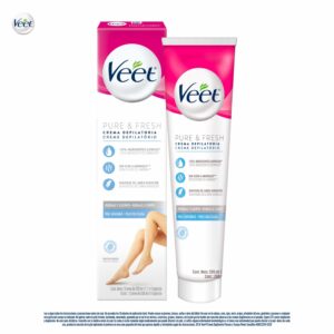 Crema Depiladora Corporal Para Piel Sensible Pure Y Fresh VEET 200 Ml